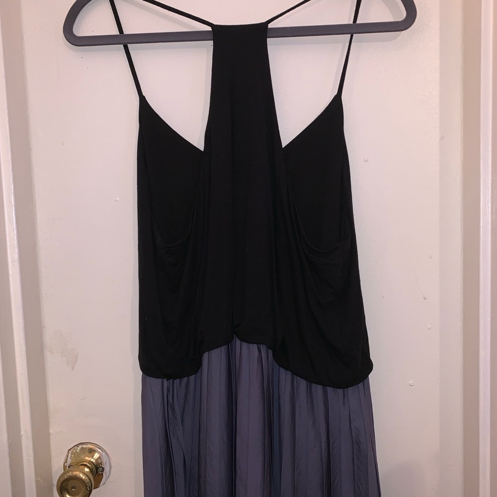 Loft black and grey dress
